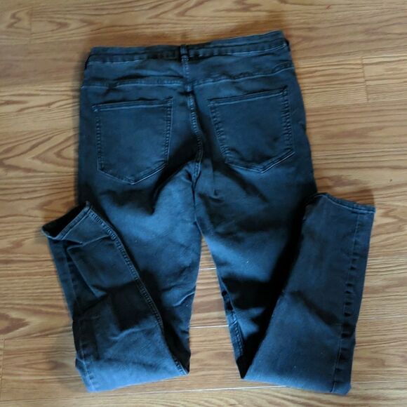 Divided black stretch skinny jeans Sz 14 - Picture 6 of 6